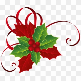Christmas Red Green Png Picture Gallery Yopriceville - Christmas Mistletoe, Transparent Png