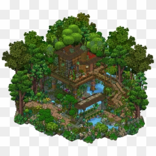 Jungle Themed House Minecraft, HD Png Download