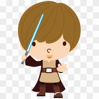 Luke Skywalker Clipart Lightsaber - Star Wars Clipart Png, Transparent Png