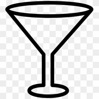 Empty Cocktail Glass Comments - Cocktail Glass Icon Png, Transparent Png