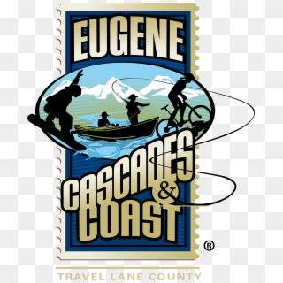 Eugene Cascades Coast Logo With Travel Lane County, HD Png Download