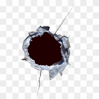 Bullet Shot Hole Png Image - Pre Keyed Bullet Holes, Transparent Png