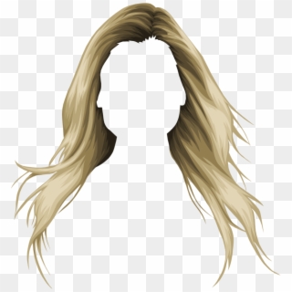 Long Hair Clipart Dirty Blonde Hair - Transparent Background Hair Clipart, HD Png Download