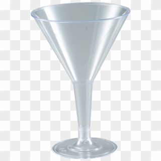 Plastic Clear Martini Glasses - Cocktail Glass, HD Png Download