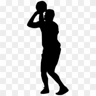 Free Png Basketball Player Silhouette Png Images Transparent - Basketball Player Silhouette Clipart, Png Download