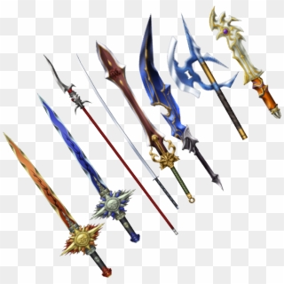 Dissidia 012 Gilgamesh Weapons, HD Png Download