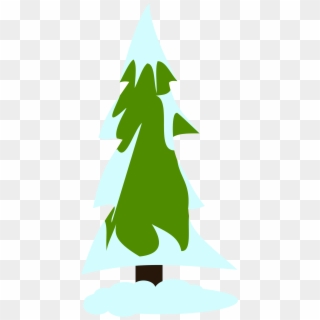 This Free Icons Png Design Of Snowy Pine Tree, Transparent Png