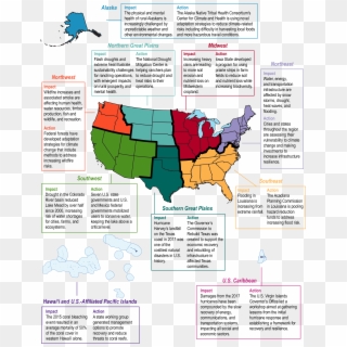 Climate-related Impacts That Have Occurred In Each - Climate Change In The United States, HD Png Download