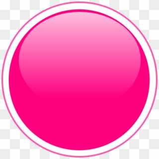 Vector Circle Design Png - Pink Circle With Design, Transparent Png