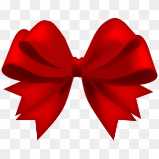 Red Bow Transparent Png Clip Art Image, Png Download