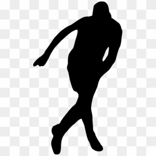 Football Player Silhouette Png, Transparent Png