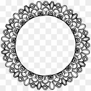 Free Png Download Round Black Border Frame Clipart Border Round Design Png Transparent Png 850x846 374 Pngfind