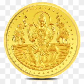 Lakshmi Gold Coin Png Pic - Laxmi Gold Coin Png, Transparent Png