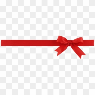 Red Ribbon And Bow, HD Png Download