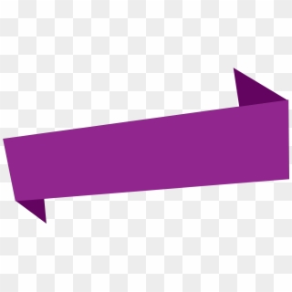 Purple Ribbon Banner Png, Transparent Png