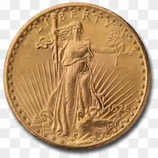 Picture Of $20 Saint-gaudens Gold Coins Xf - Coin, HD Png Download