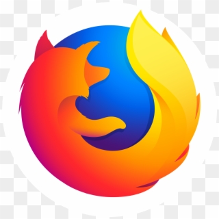 Firefox Logo White Circle Background - Firefox Icon, HD Png Download