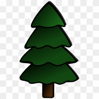 Pine - Tree - Clipart - Png - Pine Tree Clipart , Png - Undecorated Christmas Tree Clipart, Transparent Png