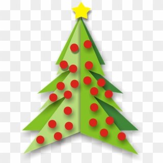 Pine, Christmas, Red Spheres, Png, Christmas Tree - Numberblocks Christmas, Transparent Png
