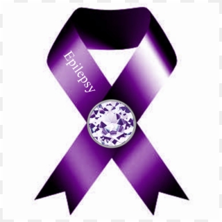 The Awareness Ribbon For Fibromyalgia Is Purple - International Epilepsy Day 2018, HD Png Download