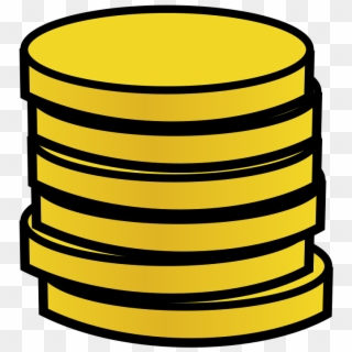 Gold Coin Heap - Coins Clipart, HD Png Download