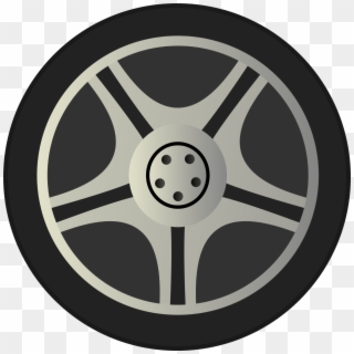 Rims Side View Of Simple Car Tires - Maks, HD Png Download