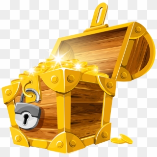 Pile Of Coins Png - Treasure Chest Clipart Png, Transparent Png