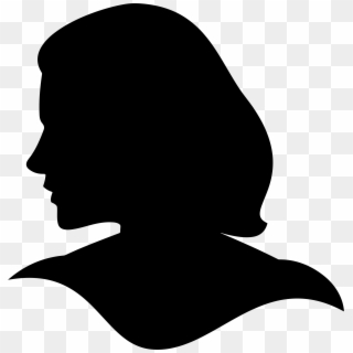 Brain Clipart Woman - Woman Head Silhouette Vector, HD Png Download