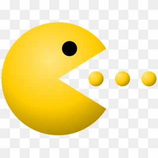 Pacman Eating Pellets - Pacman Png, Transparent Png
