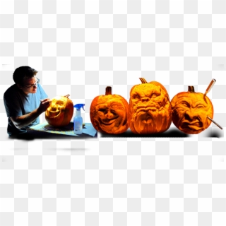 Artist Carving Pumpkin - Does Halloween Mean, HD Png Download