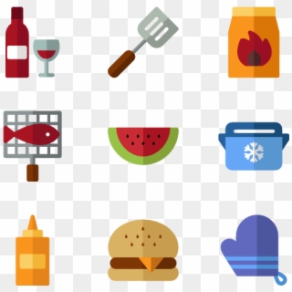 Barbecue Set - Cook Vector Icon, HD Png Download