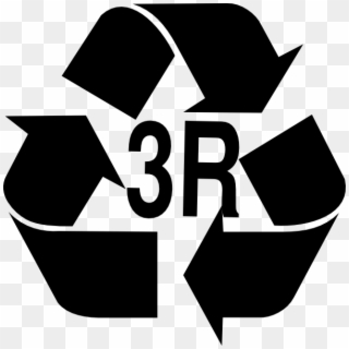 Clipart Royalty Free Library R Reduce Reuse Recycle - Recycle Symbol, HD Png Download