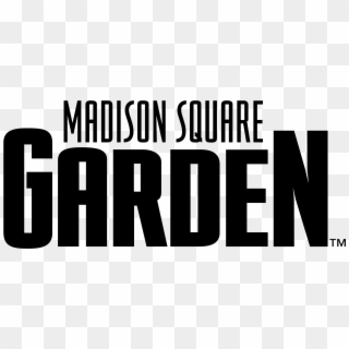 Madison Square Garden Logo Black And White - Madison Square Garden, HD Png Download