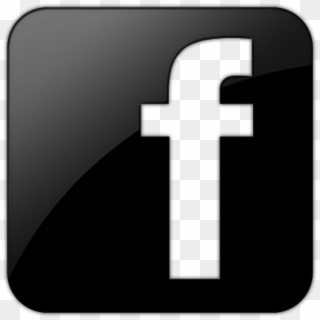 Logo Facebook Black - Black Facebook Logo No Background, HD Png Download
