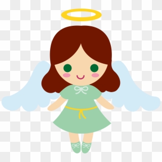 Little Angel With Auburn Hair - Little Angel Angel Cartoon, HD Png Download