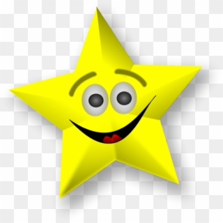 Gold Star Star Clipart And Animated Graphics Of Stars - Cartoon Stars With Faces, HD Png Download