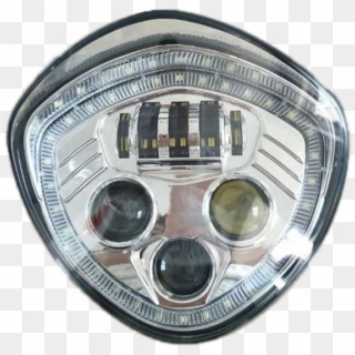 Victory Motorcycles Led Headlight W/ Halo, Angel Eyes - Headlamp, HD Png Download