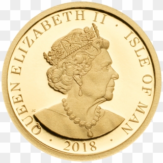 Isle Of Man Angel Gold Ounce Millimeters Proof Mintage - Isle Of Man Gold Coin 2018, HD Png Download