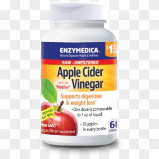 Enzymedica Apple Cider Vinegar, HD Png Download