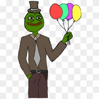 View 345345 , - Pepe Frog Balloons, HD Png Download