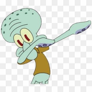 Png - Squiddab - Squidward Dab Transparent Background, Png Download
