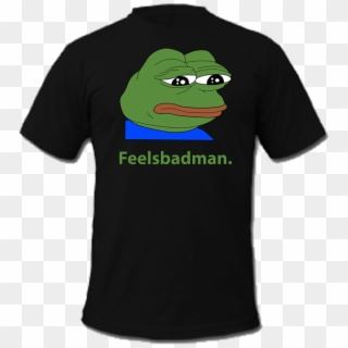 Feelsbadman - T-shirt - Twitch - Tv Emote - T Shirt, HD Png Download
