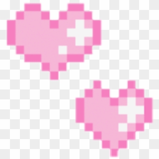 Love Heart Pink Pixel Game Shine Png Tumblr Aesthetic - Aesthetic Pixel Art Png, Transparent Png