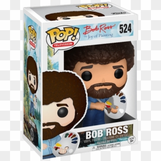 Funko Pop Tv Bob Ross Bob Ross - Funko Pop Bob Ross, HD Png Download