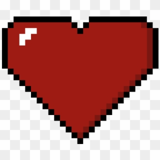 Pixel Heart Big - Emblem, HD Png Download