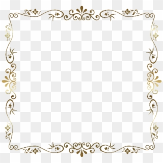 Download Dog Bone Border Png Images Background - White Flower Frame Png, Transparent Png