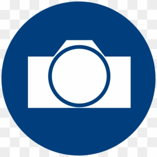 Camera Logo Blue Circle Logo - Email Icon Png Blue, Transparent Png