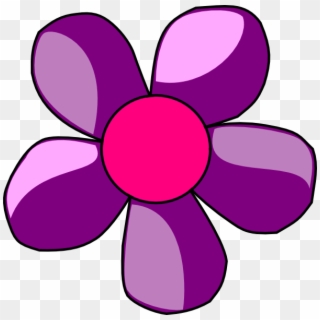 Spring Flowers Clipart - Flower Violet Clip Art, HD Png Download