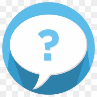 Question Mark W Blue Circle - Icone Question Bulle, HD Png Download