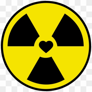 Toxic Heart - Radiation Signs, HD Png Download